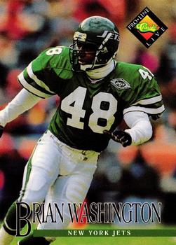 Brian Washington New York Jets 1994 Pro Line Live NFL #280